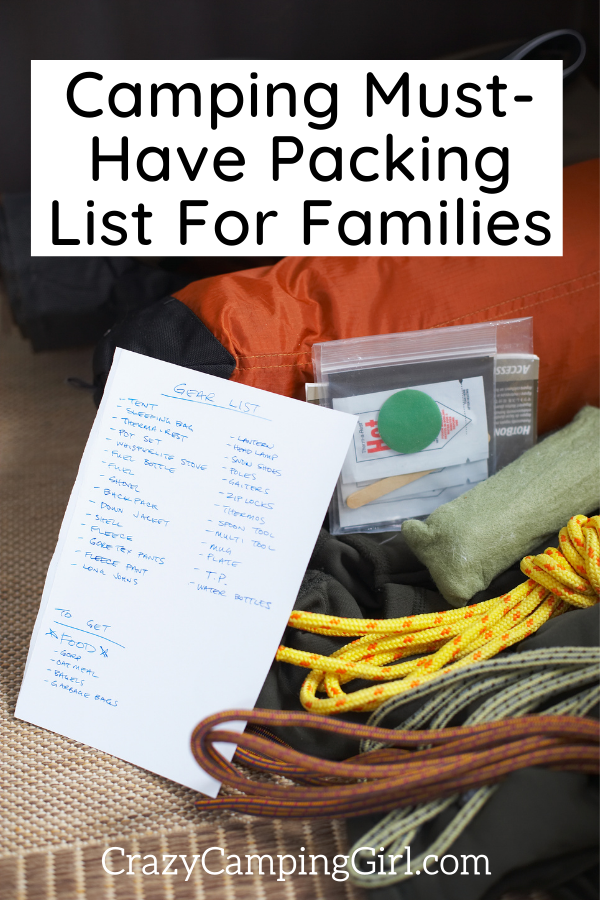 Camping Must-Have Packing List For Families