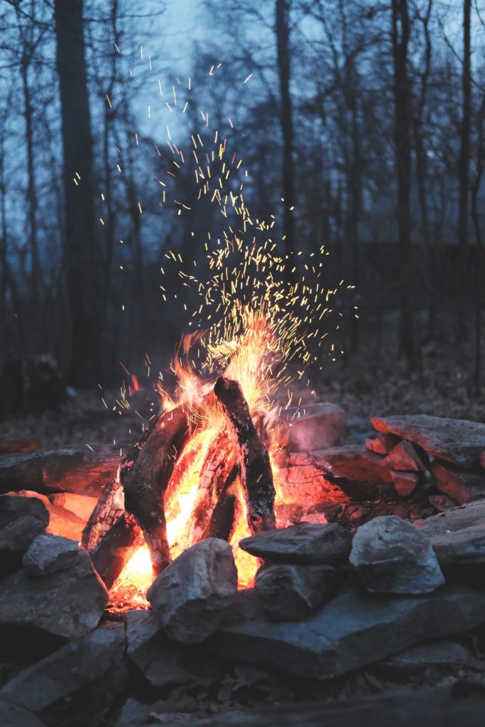 Camping And Camp Fire Building Techniques