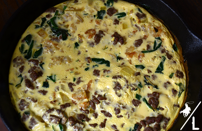 sausage fritatta 25 Camping Cast Iron Skillet Recipes