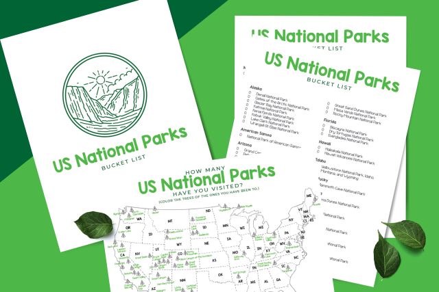 Get Your FREE National Parks Bucket List Printable!