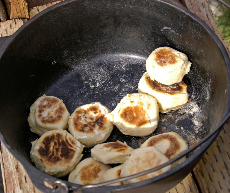 Learn How to Cook Biscuits Over Campfire - Crazy Camping Girl