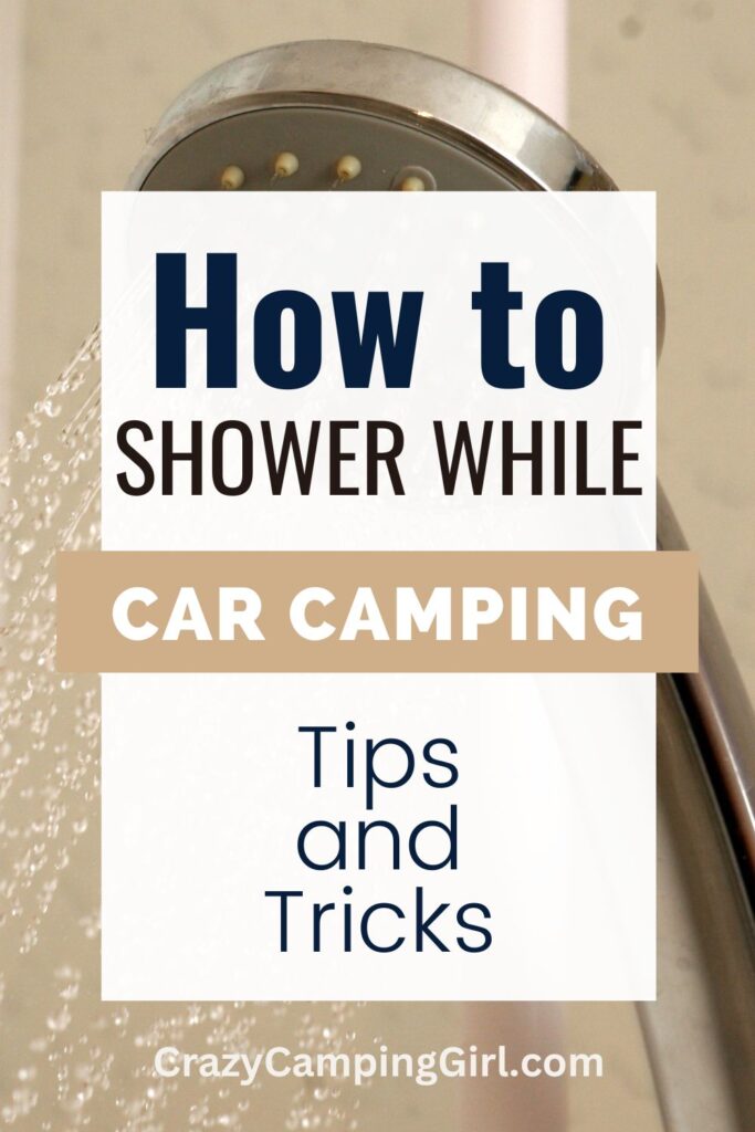 How to Shower While Car Camping