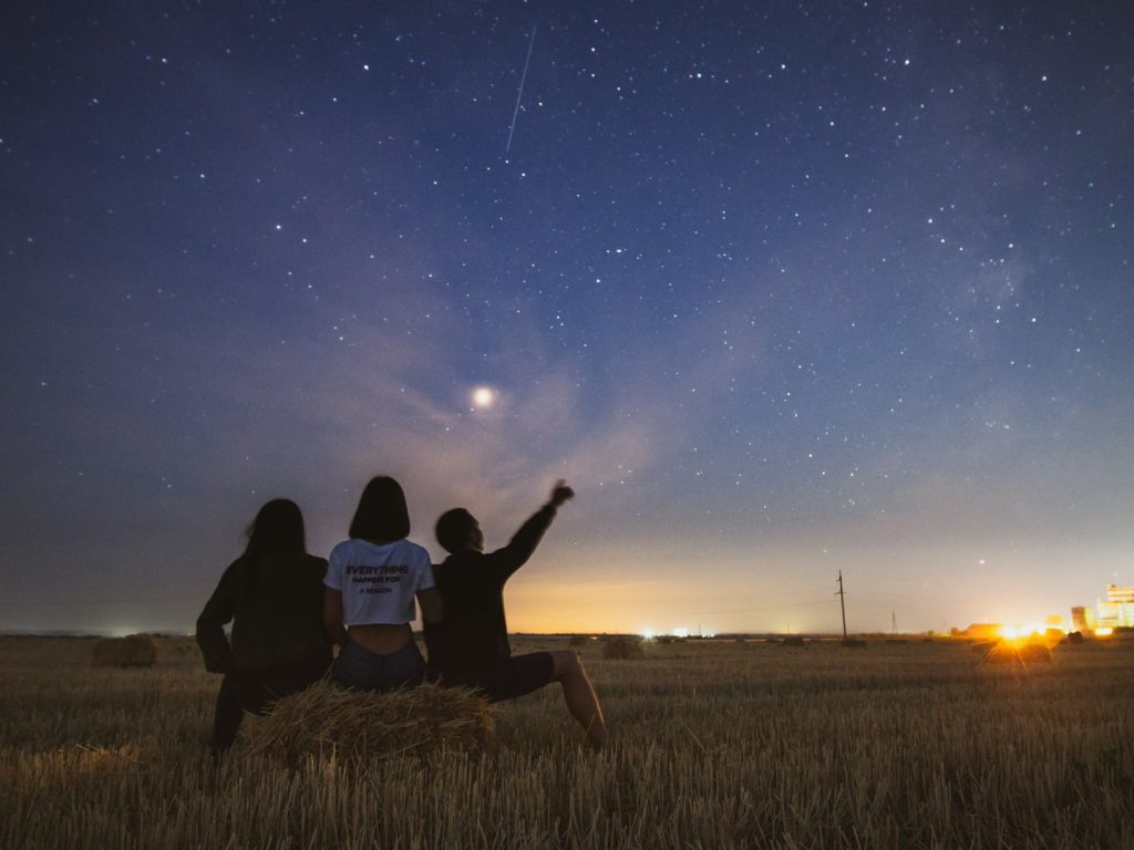 Car Camping with Toddlers stargazing is fun with kids