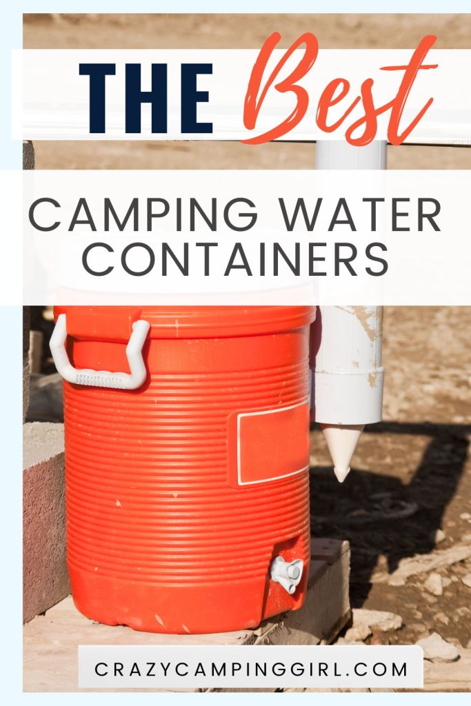 Best Camping Water Container Cover Image