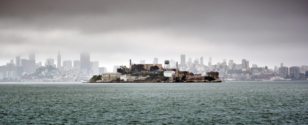 Best Place to Kayak in the Bay Area kayak around the island of Alcatraz