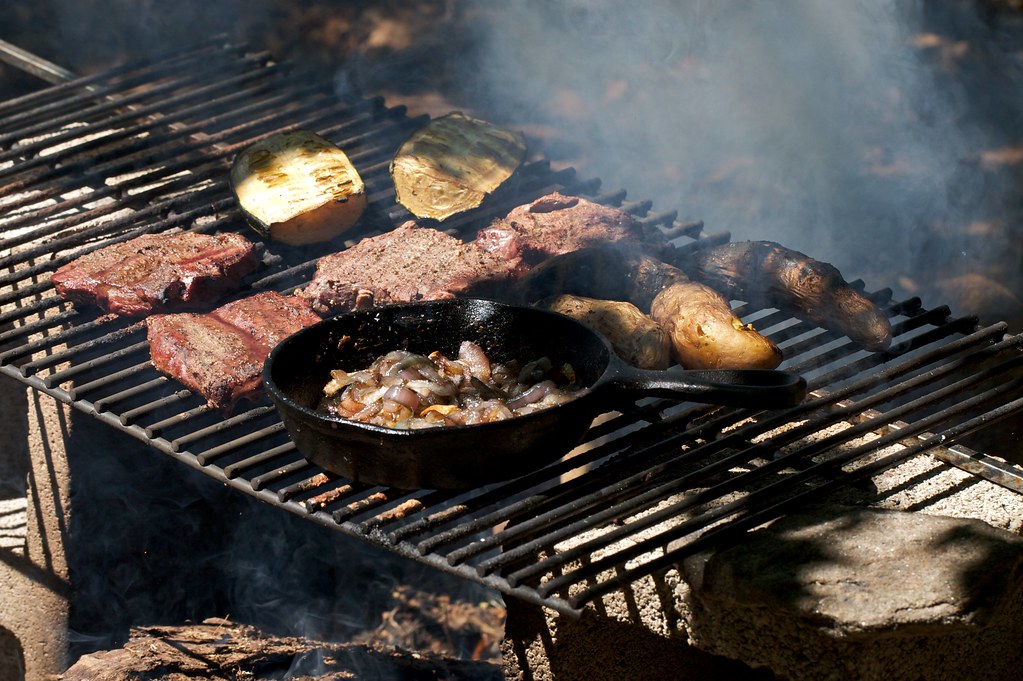 Campfire Cooking with Kids cast iron meals