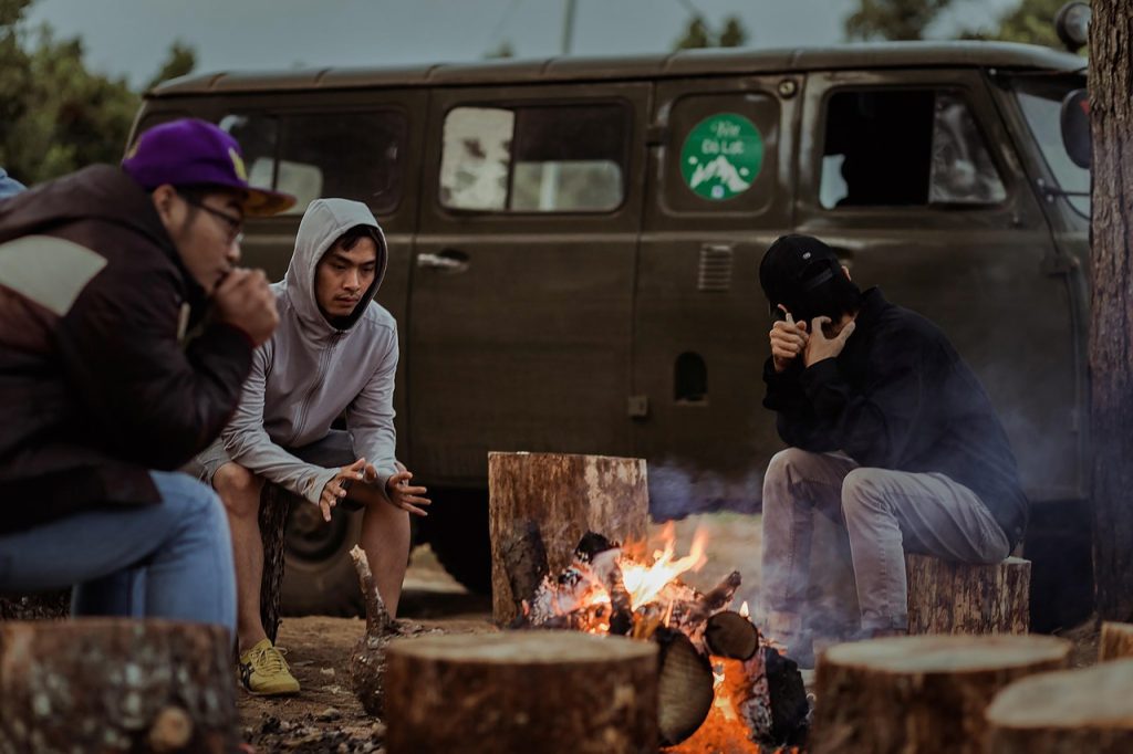 Tent Camping Essentials dress warmly and bring extra clothes and socks