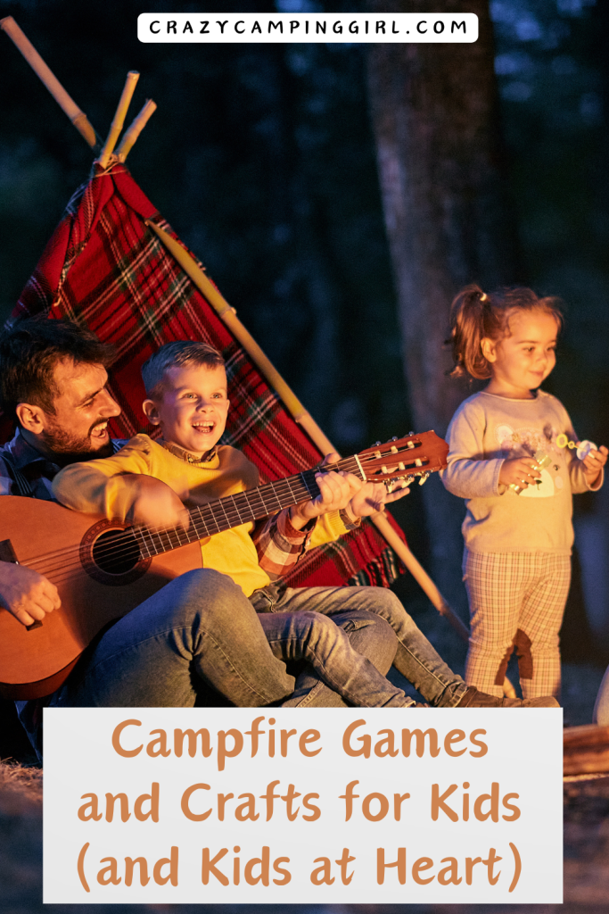 Campfire Games and Crafts for Kids Cover Image