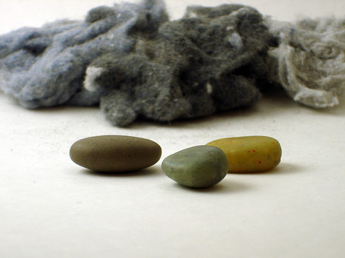 lint and melted wax make a fire starter