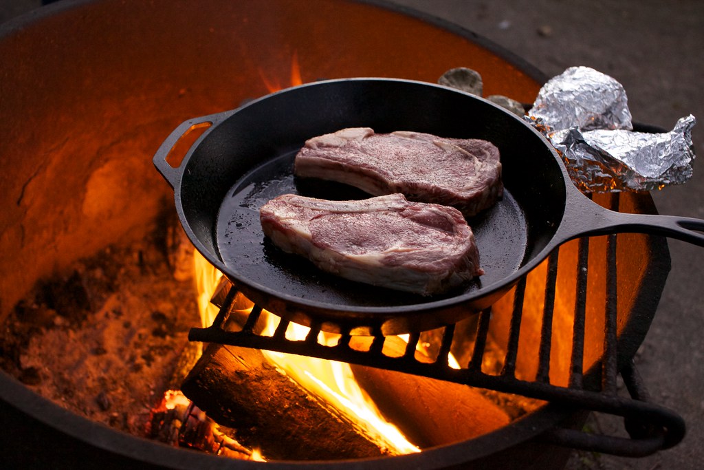 How to Cook A Steak Over a Campfire